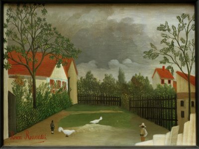 The Farmyard by Henri Rousseau